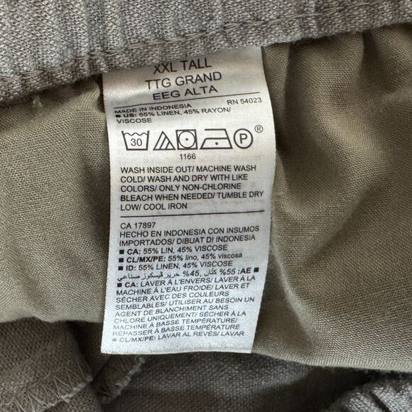 New Old Navy Mid-Rise Soft Wide-Leg Linen-Blend Pants Women's Plus Size XXL Tall - Picture 4 of 7